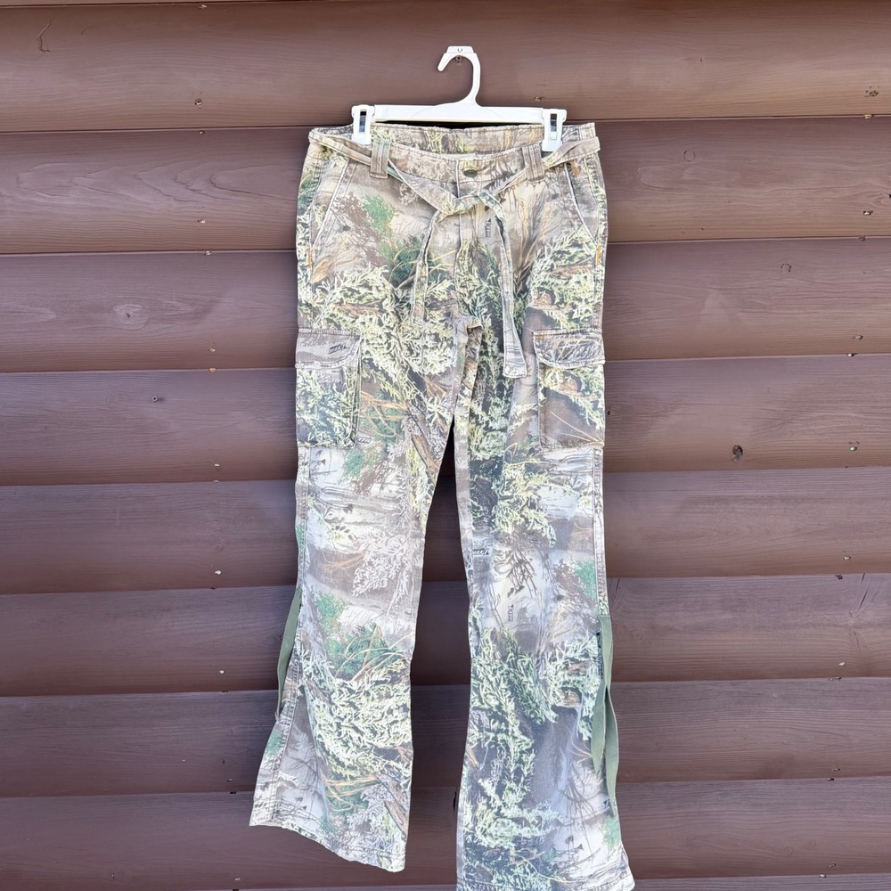 Realtree Girl Cargo Pants Women 30/10 Camo Max-1 Utility Gorpcore Straight Leg